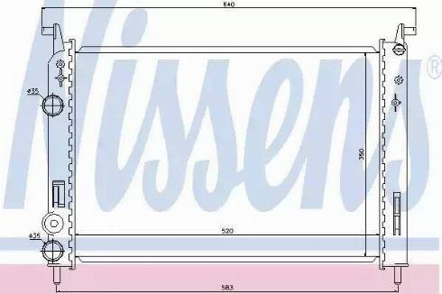 Nissens 61782 - Radiatore, Raffreddamento motore autozon.pro