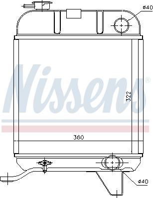 Nissens 694409 - Radiatore, Raffreddamento motore autozon.pro