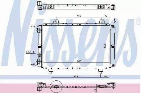 Nissens 63569 - Radiatore, Raffreddamento motore autozon.pro