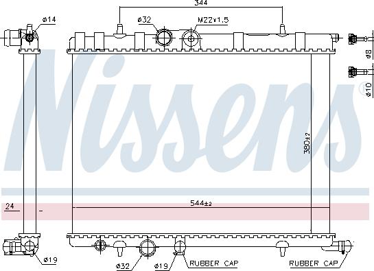 Nissens 697731 - Radiatore, Raffreddamento motore autozon.pro