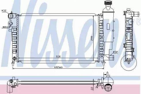 Nissens 63736 - Radiatore, Raffreddamento motore autozon.pro