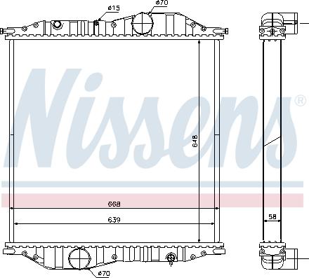 Nissens 625502 - Radiatore, Raffreddamento motore autozon.pro