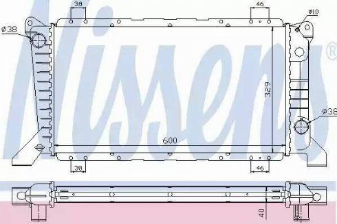 Nissens 62241 - Radiatore, Raffreddamento motore autozon.pro