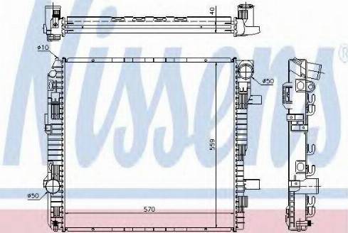 Nissens 62794 - Radiatore, Raffreddamento motore autozon.pro