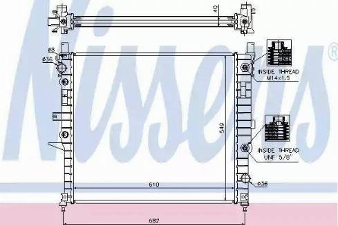 Nissens 62788 - Radiatore, Raffreddamento motore autozon.pro