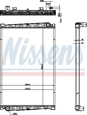 Nissens 67193 - Radiatore, Raffreddamento motore autozon.pro