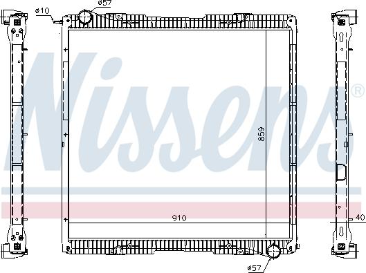 Nissens 67292 - Radiatore, Raffreddamento motore autozon.pro