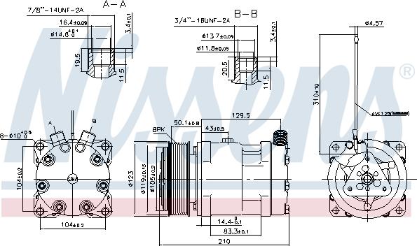 Nissens 899917 - Compressore, Climatizzatore autozon.pro