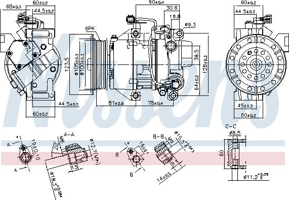 Nissens 89443 - Compressore, Climatizzatore autozon.pro