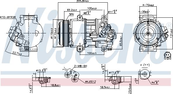 Nissens 89479 - Compressore, Climatizzatore autozon.pro