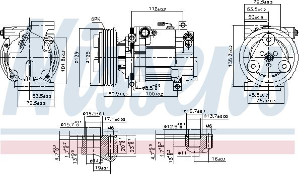 Nissens 89549 - Compressore, Climatizzatore autozon.pro