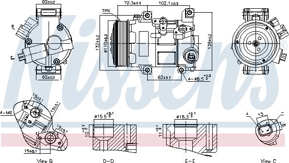 Nissens 89516 - Compressore, Climatizzatore autozon.pro