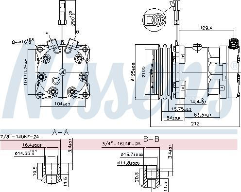 Nissens 89518 - Compressore, Climatizzatore autozon.pro