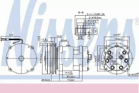 Nissens 89521 - Compressore, Climatizzatore autozon.pro