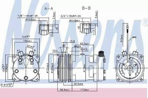 Nissens 89612 - Compressore, Climatizzatore autozon.pro