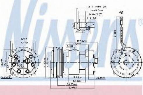 Nissens 89638 - Compressore, Climatizzatore autozon.pro