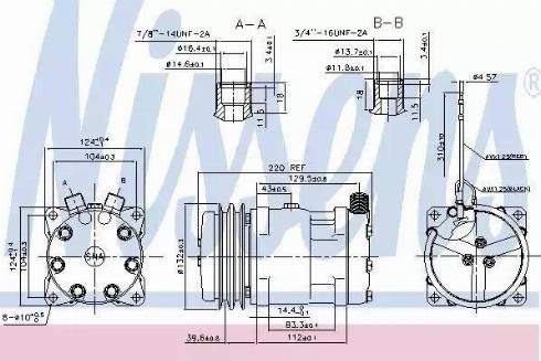 Nissens 89624 - Compressore, Climatizzatore autozon.pro