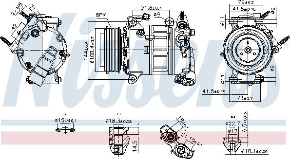 Nissens 890589 - Compressore, Climatizzatore autozon.pro