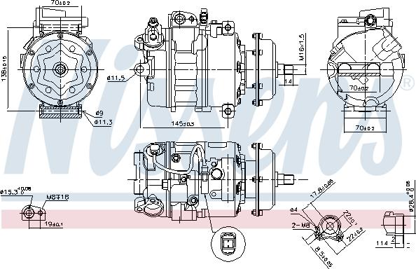 Nissens 890635 - Compressore, Climatizzatore autozon.pro