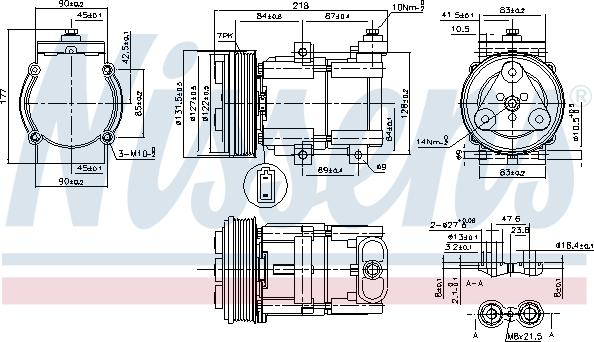 Nissens 890081 - Compressore, Climatizzatore autozon.pro