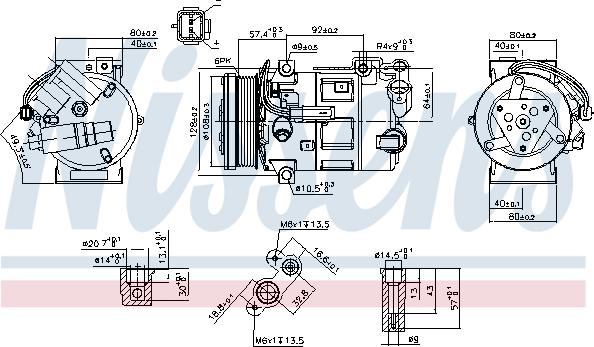 Nissens 890210 - Compressore, Climatizzatore autozon.pro