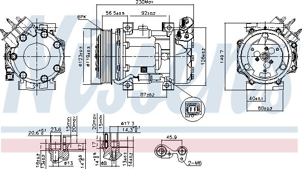 Nissens 89076 - Compressore, Climatizzatore autozon.pro