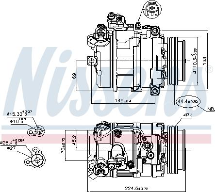 Nissens 89199 - Compressore, Climatizzatore autozon.pro