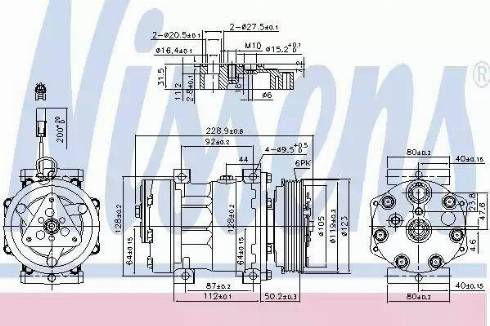 Nissens 89150 - Compressore, Climatizzatore autozon.pro