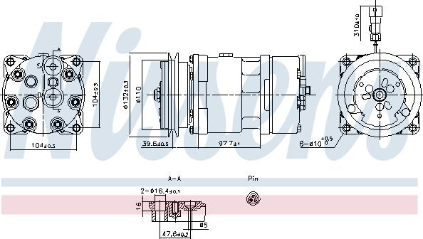 Nissens 891098 - Compressore, Climatizzatore autozon.pro