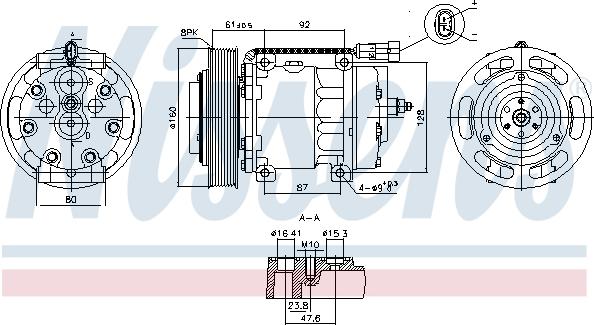 Nissens 891073 - Compressore, Climatizzatore autozon.pro