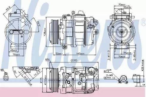 Nissens 89114 - Compressore, Climatizzatore autozon.pro