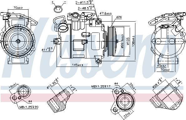 Nissens 89116 - Compressore, Climatizzatore autozon.pro