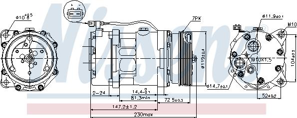 Nissens 89118 - Compressore, Climatizzatore autozon.pro