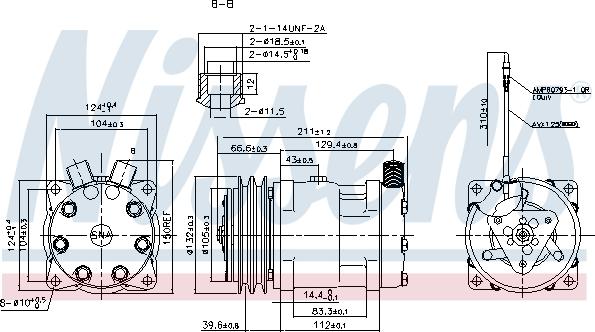 Nissens 89849 - Compressore, Climatizzatore autozon.pro