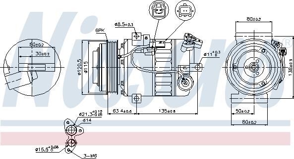 Nissens 89394 - Compressore, Climatizzatore autozon.pro