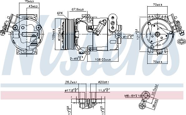 Nissens 89356 - Compressore, Climatizzatore autozon.pro