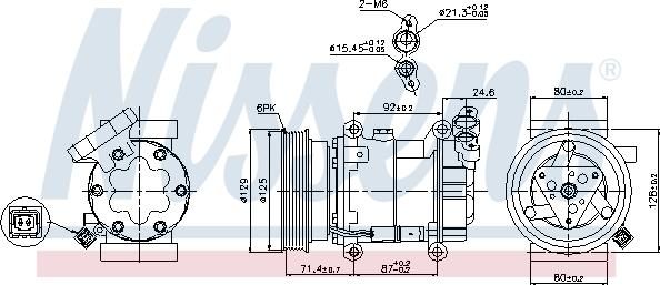 Nissens 89332 - Compressore, Climatizzatore autozon.pro