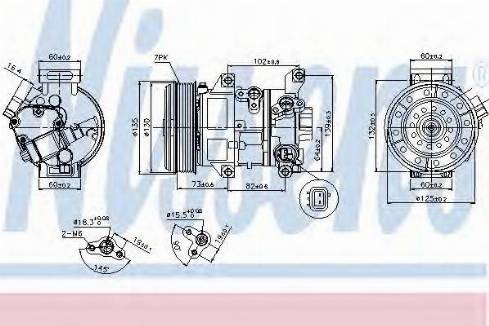 Nissens 89337 - Compressore, Climatizzatore autozon.pro