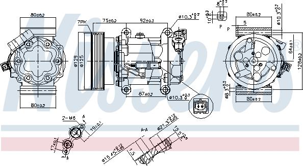 Nissens 89372 - Compressore, Climatizzatore autozon.pro