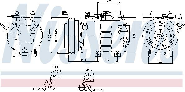 Nissens 89298 - Compressore, Climatizzatore autozon.pro