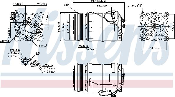 Nissens 89249 - Compressore, Climatizzatore autozon.pro