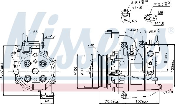 Nissens 89246 - Compressore, Climatizzatore autozon.pro