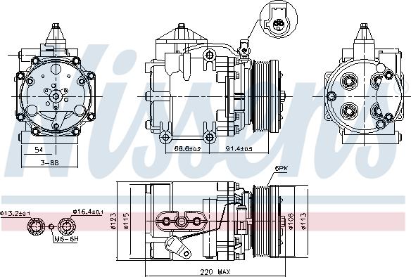 Nissens 89248 - Compressore, Climatizzatore autozon.pro