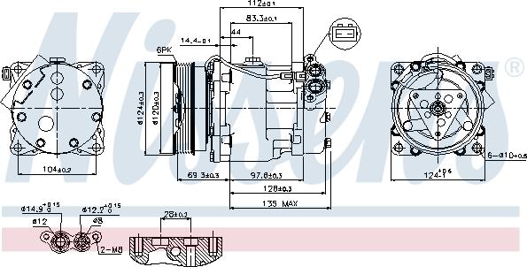 Nissens 89203 - Compressore, Climatizzatore autozon.pro