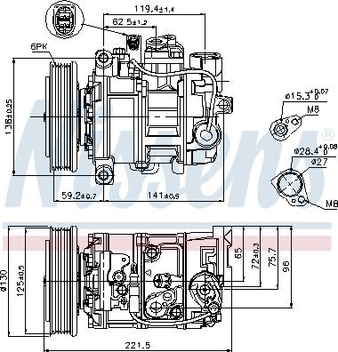 Nissens 89236 - Compressore, Climatizzatore autozon.pro