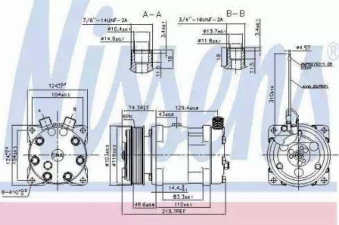 Nissens 89718 - Compressore, Climatizzatore autozon.pro