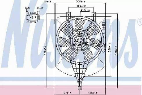 Nissens 85407 - Ventola, Raffreddamento motore autozon.pro