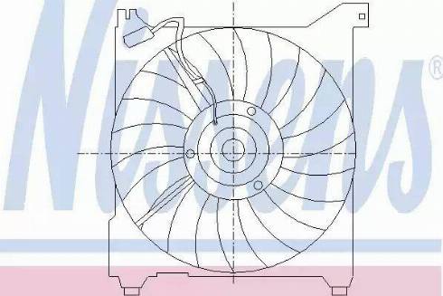 Nissens 85411 - Ventola, Raffreddamento motore autozon.pro