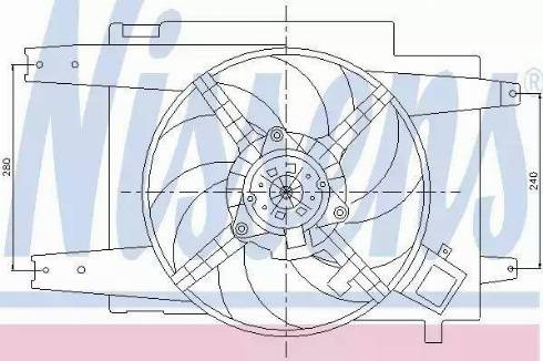 Nissens 85064 - Ventola, Raffreddamento motore autozon.pro