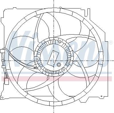 Nissens 85066 - Ventola, Raffreddamento motore autozon.pro